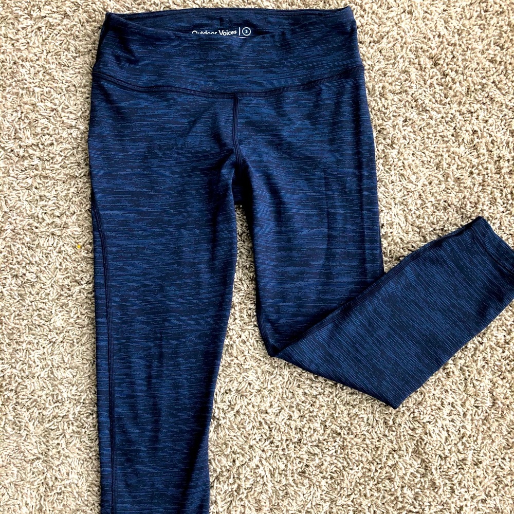 Outdoor Voices tech sweat 3/4 leggings blue
